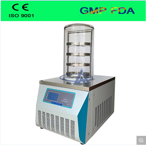 Pre-freezing operation of centrifugal laboratory freeze dryer